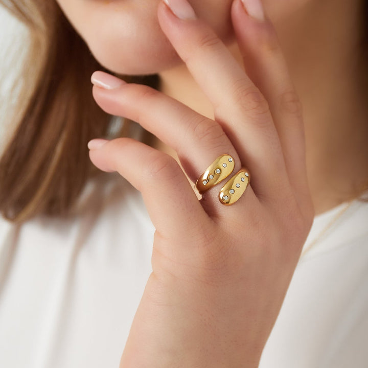 Diamond Snake Ring